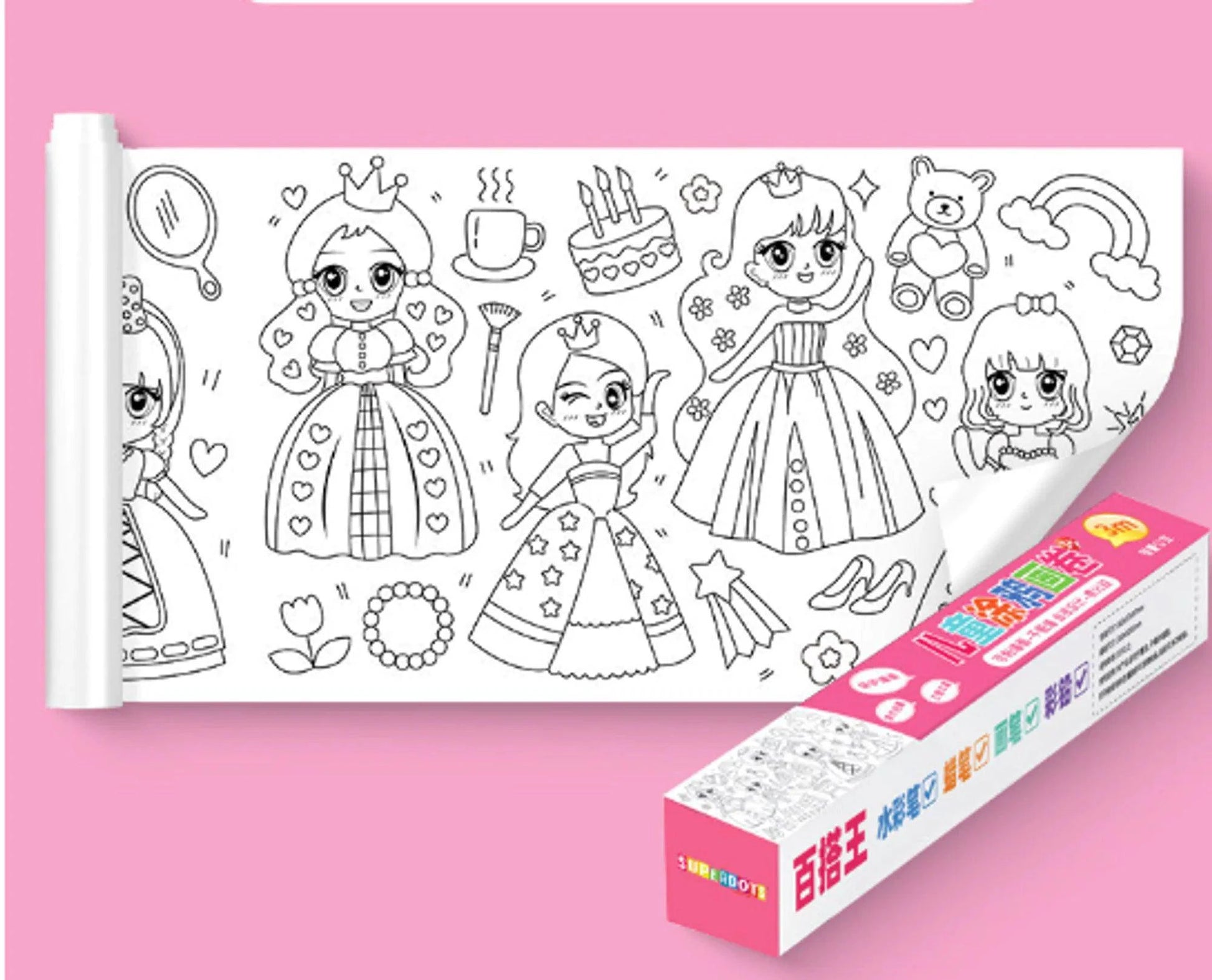 Foster Creativity with Children's Drawing Roll - Home Kartz