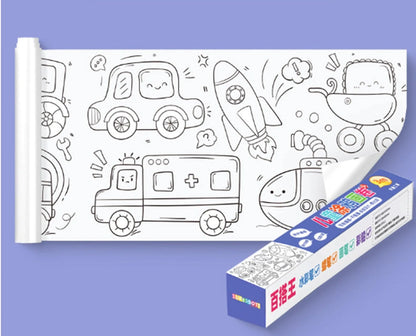Foster Creativity with Children's Drawing Roll - Home Kartz