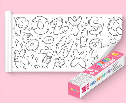 Foster Creativity with Children's Drawing Roll - Home Kartz