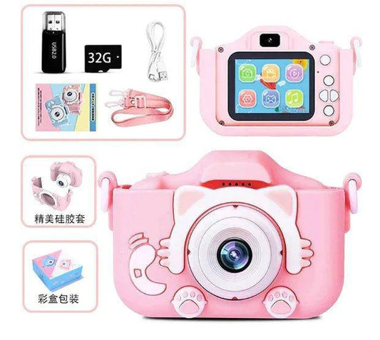 Children's Mini Camera: Ignite Creativity in Playful Pink! - Home Kartz