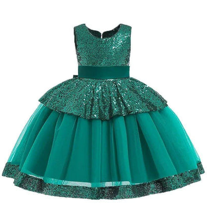 Enchanting Christmas Clothes For Girls - Floral Dresses in Pink and Green - Home Kartz