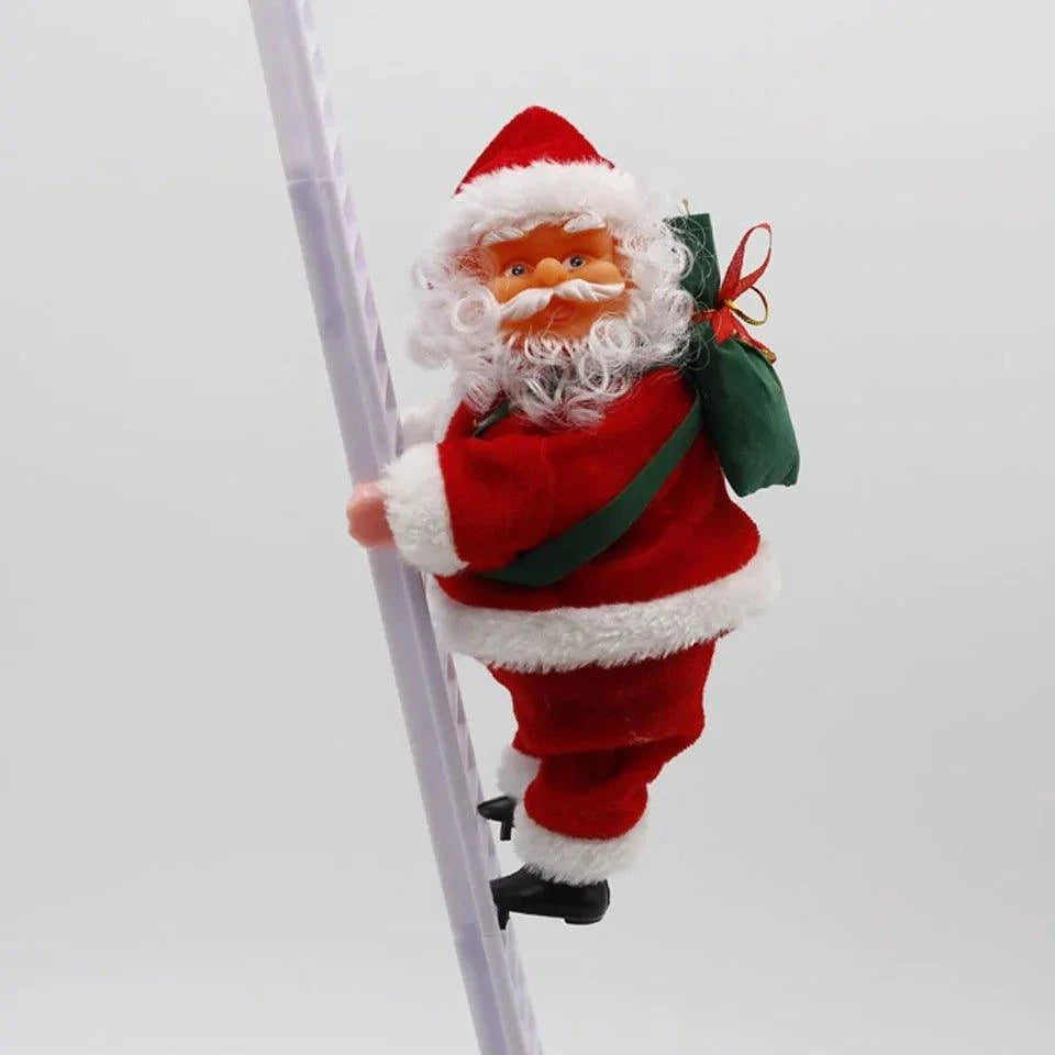 Climbing Santa Claus Figurine - Bring Festive Cheer to Your Home Decor - Home Kartz