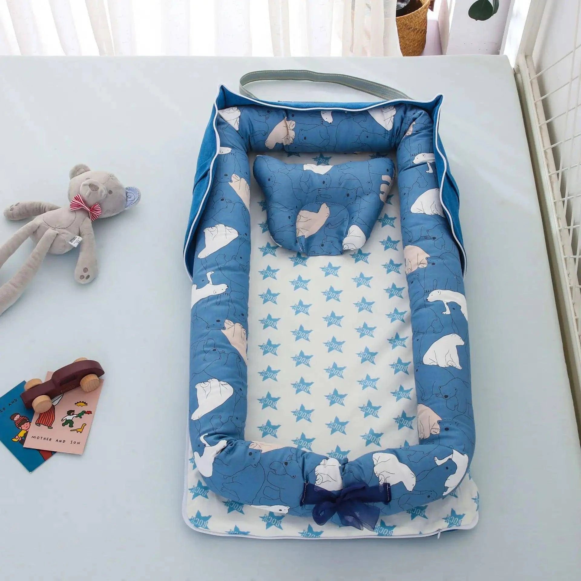Cotton Portable Foldable Baby Bed