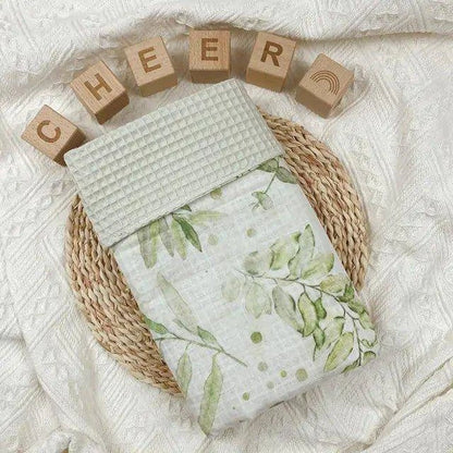 Soft and Versatile: Cotton Waffle Baby Swaddle Blanket - Home Kartz