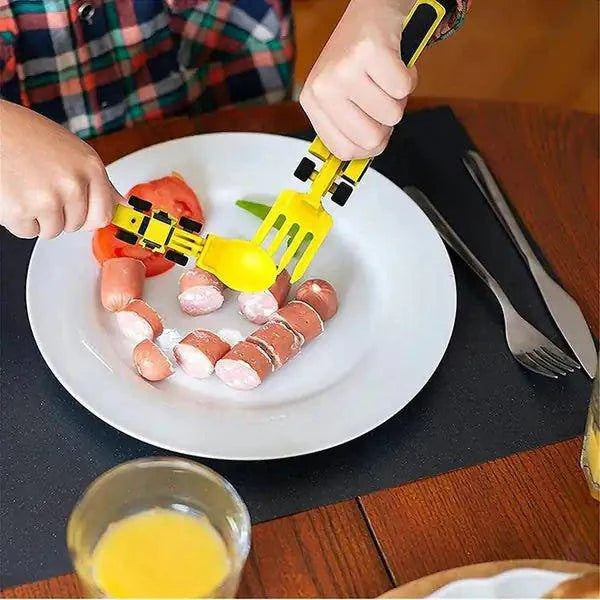 Fun and Practical Creative Dining Tools For Kids | Colorful Utensils and Plates - Home Kartz
