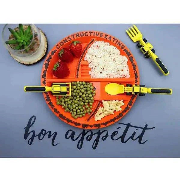 Fun and Practical Creative Dining Tools For Kids | Colorful Utensils and Plates - Home Kartz