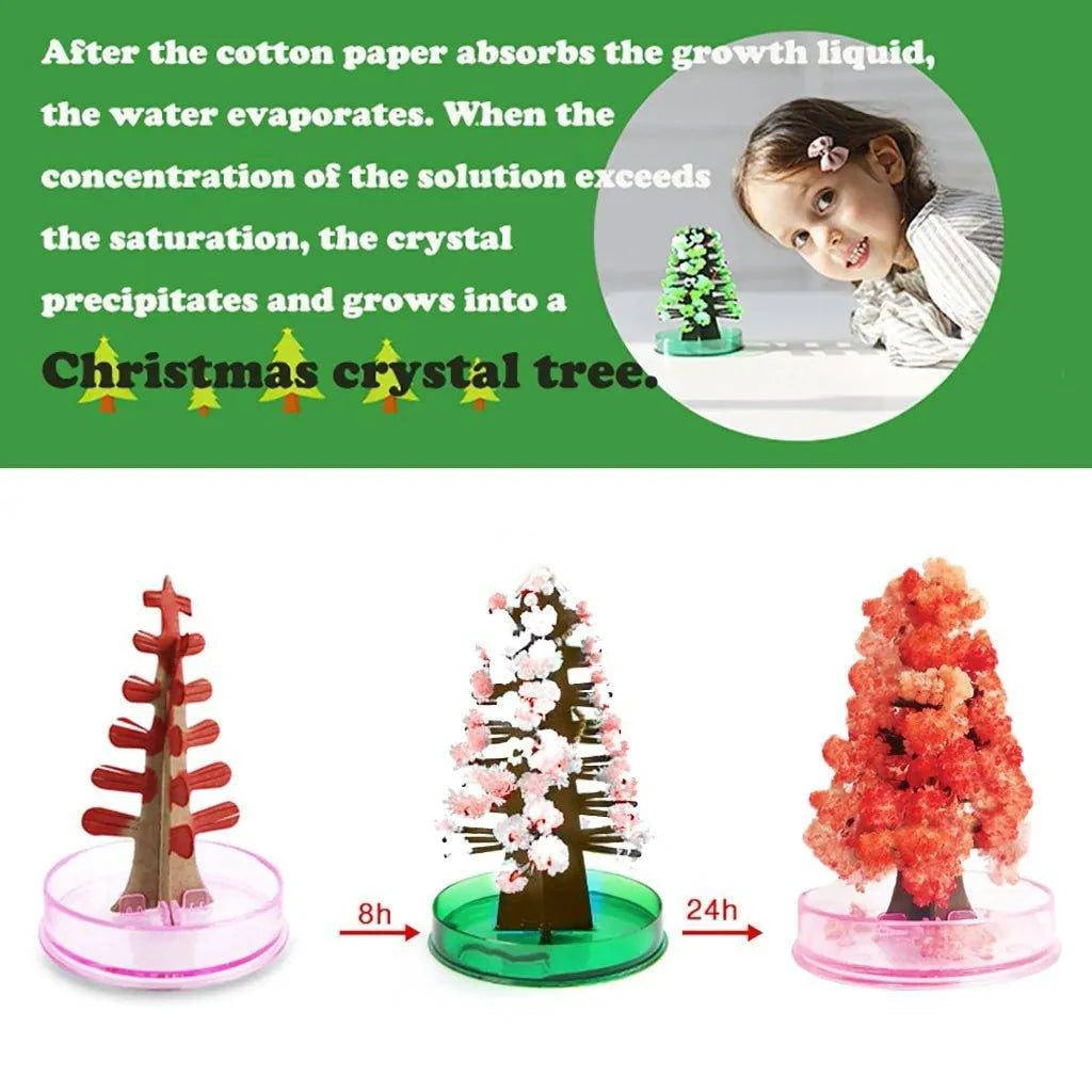 Sparkling Crystal Christmas Tree Kit - Create Your Own Festive Magic - Home Kartz