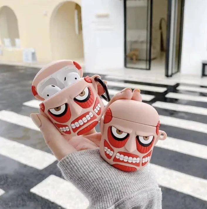 Transform Your AirPods with Anime-Themed Silicone Earphone Cases – Demon Slayer & Kamado Nezuko Designs - Home Kartz
