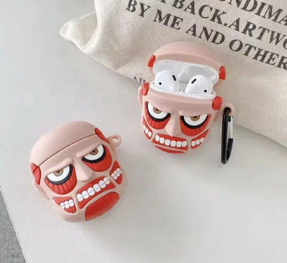 Transform Your AirPods with Anime-Themed Silicone Earphone Cases – Demon Slayer & Kamado Nezuko Designs - Home Kartz