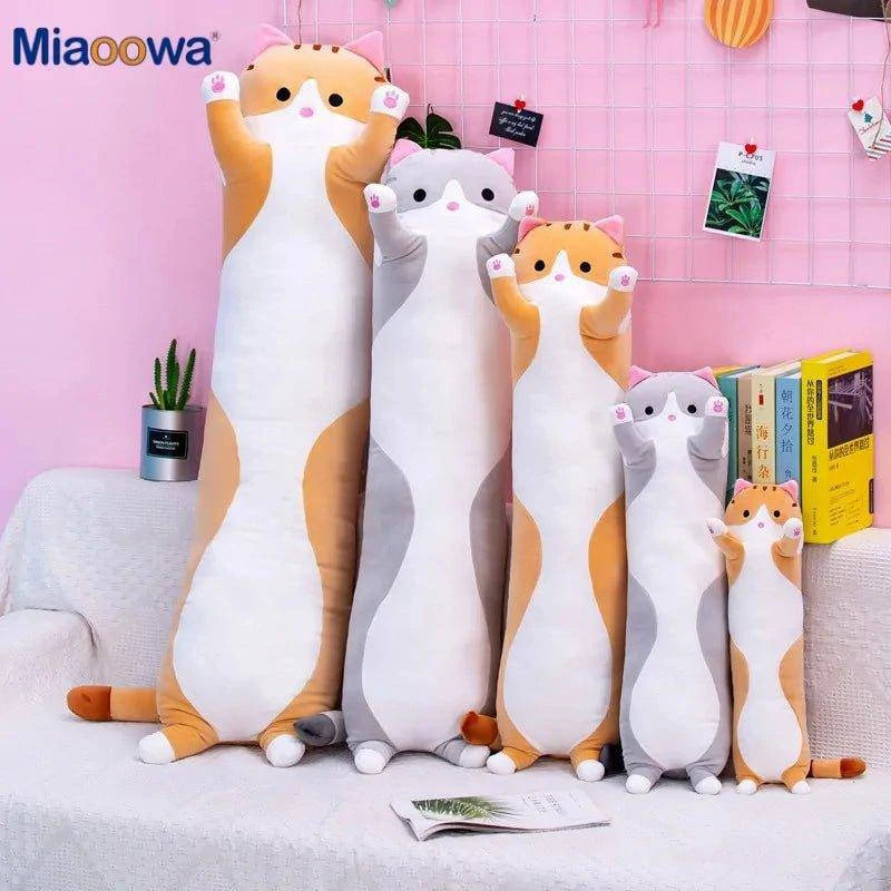 Snuggle in Style with Cute Cat Pillow Plush Toys - Home Kartz