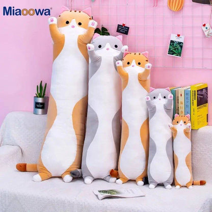 Snuggle in Style with Cute Cat Pillow Plush Toys - Home Kartz