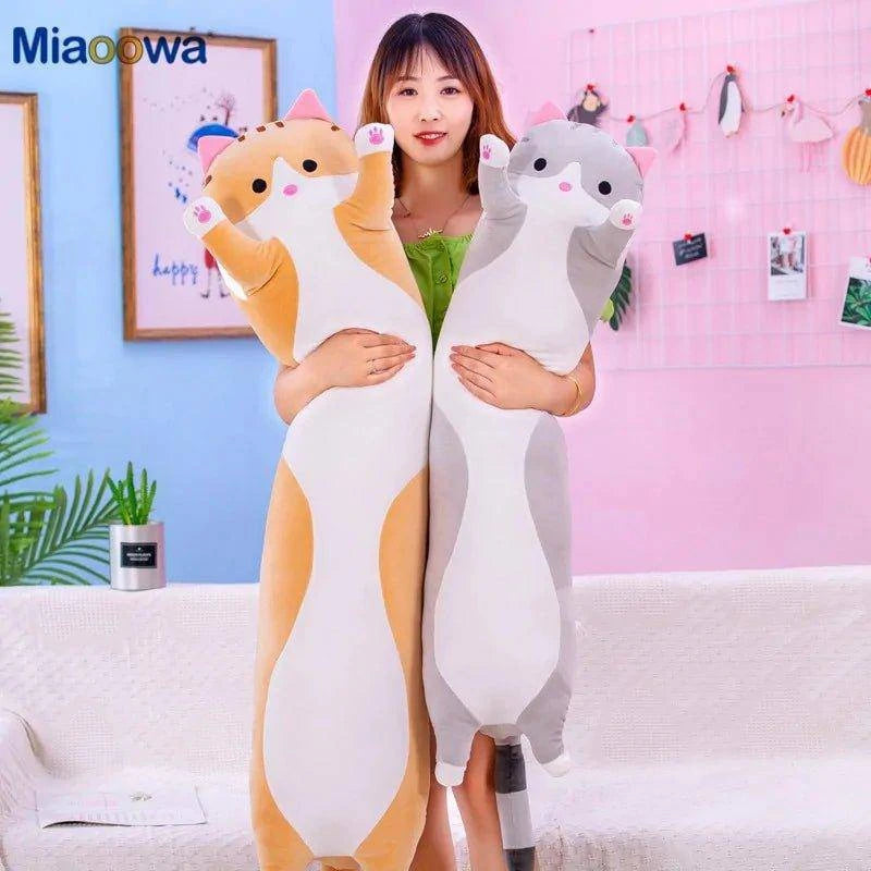 Snuggle in Style with Cute Cat Pillow Plush Toys - Home Kartz