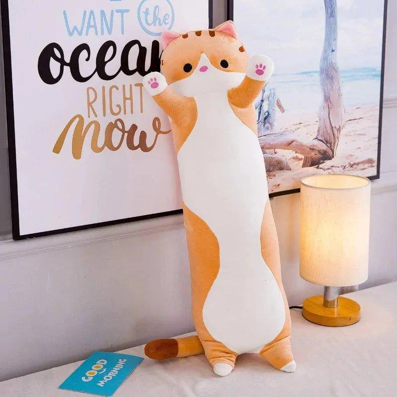 Snuggle in Style with Cute Cat Pillow Plush Toys - Home Kartz
