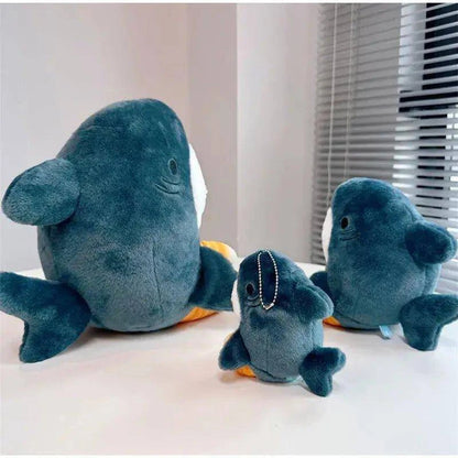 Cute Shark Cat Plush Keychain – Add Whimsy and Personality to Your Space - Home Kartz