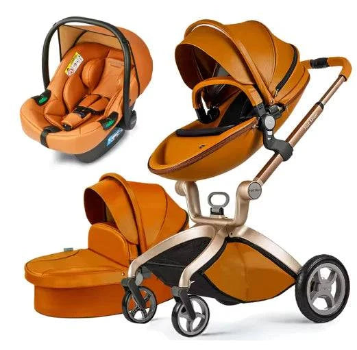 Convertible Baby Stroller – 3-in-1 Luxury Bassinet and Toddler Stroller - Home Kartz