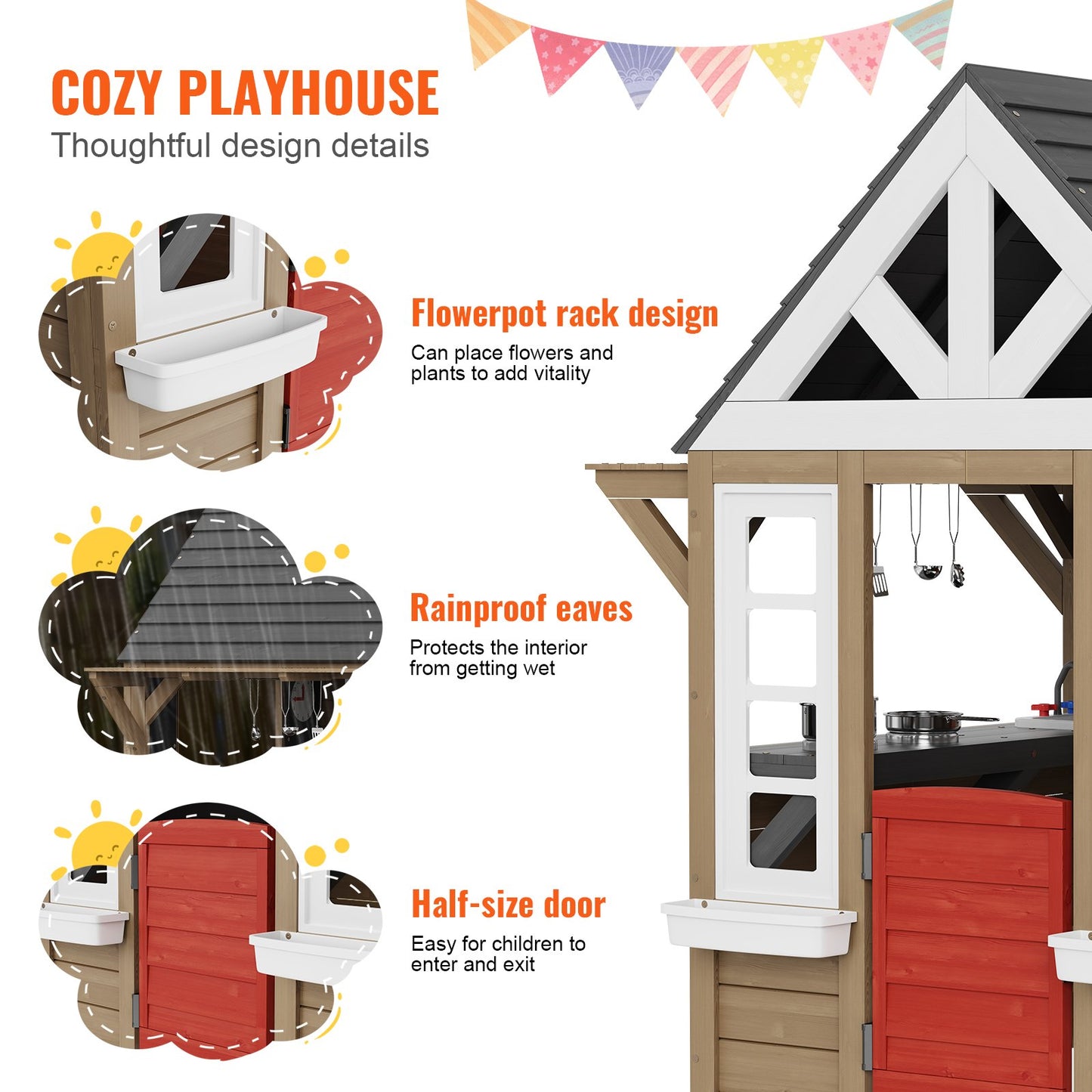 🏡 Their First Home, Right in Your Backyard. The Officially Licensed Cedar Wood Cottage That Turns Outdoor Play into a Lifetime of Core Memories