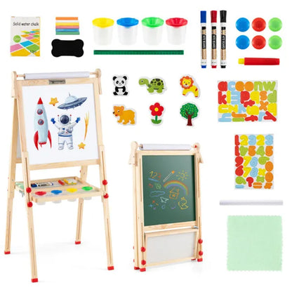 🎨 From First Scribbles to Fine Art. The Adjustable 3-in-1 Wooden Studio That Grows With Your Child from Ages 3 to 14