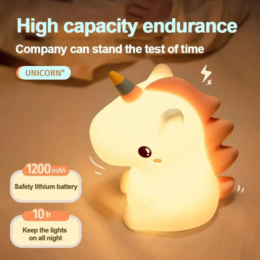 Adorable LED Night Light – Rechargeable and Portable for Kids and Adults - Home Kartz