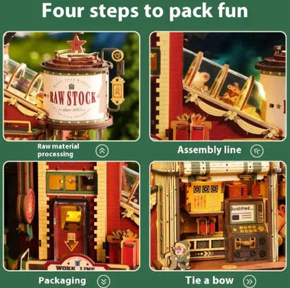 3D Puzzle Wooden Assembly Block Toy | Build Focus, Creativity & Logic Eco Kids Bay