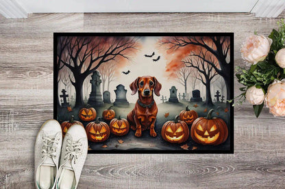 Halloween Dachshund Doormat – Durable, Non-Slip, Indoor & Outdoor Dog Art Decor - Home Kartz