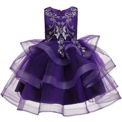 Shine Bright: Elegant Dance Dress for Young Performers - Home Kartz