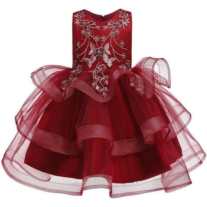 Shine Bright: Elegant Dance Dress for Young Performers - Home Kartz