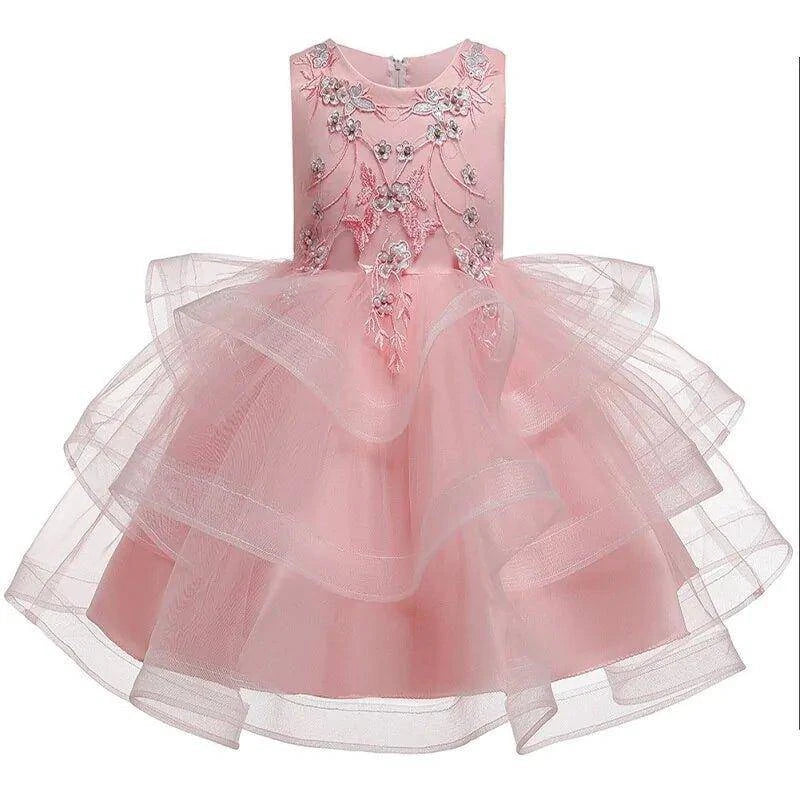 Shine Bright: Elegant Dance Dress for Young Performers - Home Kartz