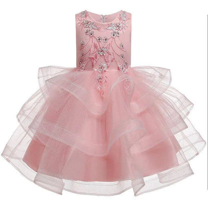Shine Bright: Elegant Dance Dress for Young Performers - Home Kartz