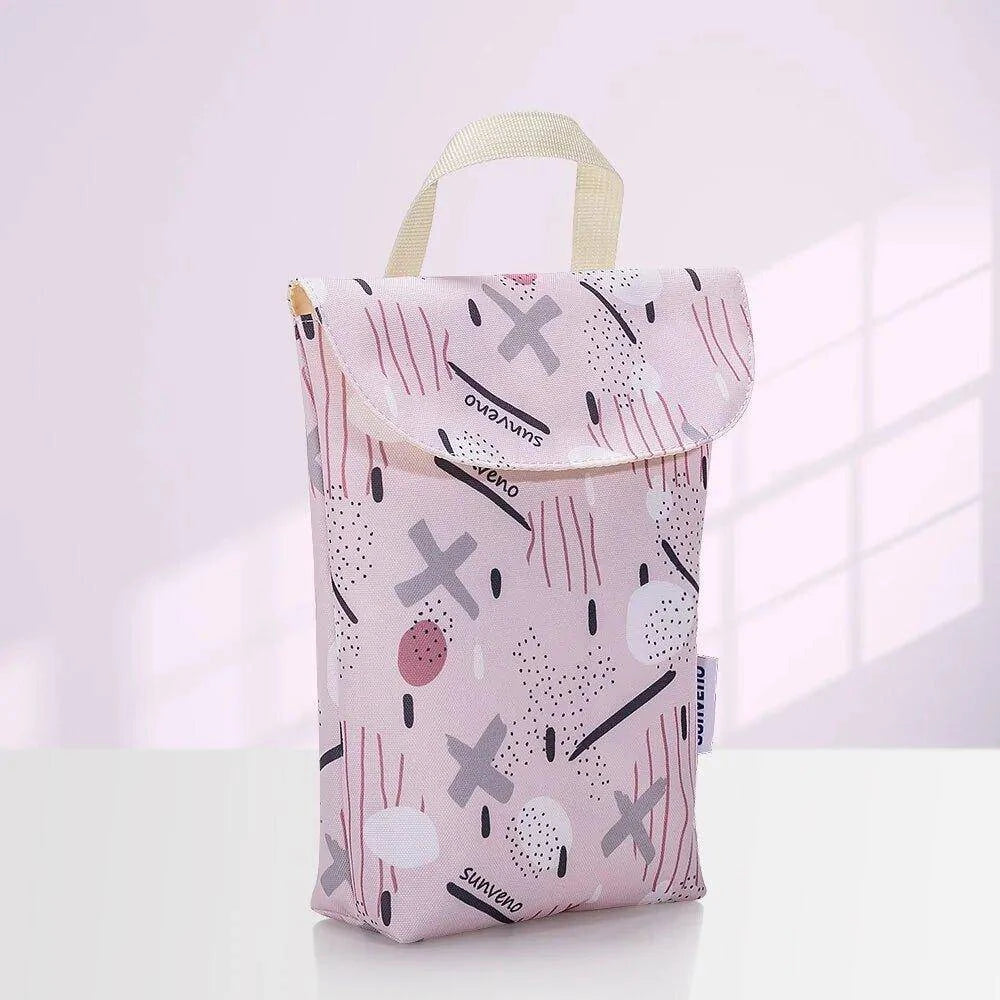 Washable Reusable Baby Cloth Diaper Bag | Convenient, Durable & Perfect for On-the-Go Moms 🍼 - Home Kartz