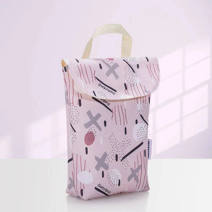 Washable Reusable Baby Cloth Diaper Bag | Convenient, Durable & Perfect for On-the-Go Moms 🍼 - Home Kartz