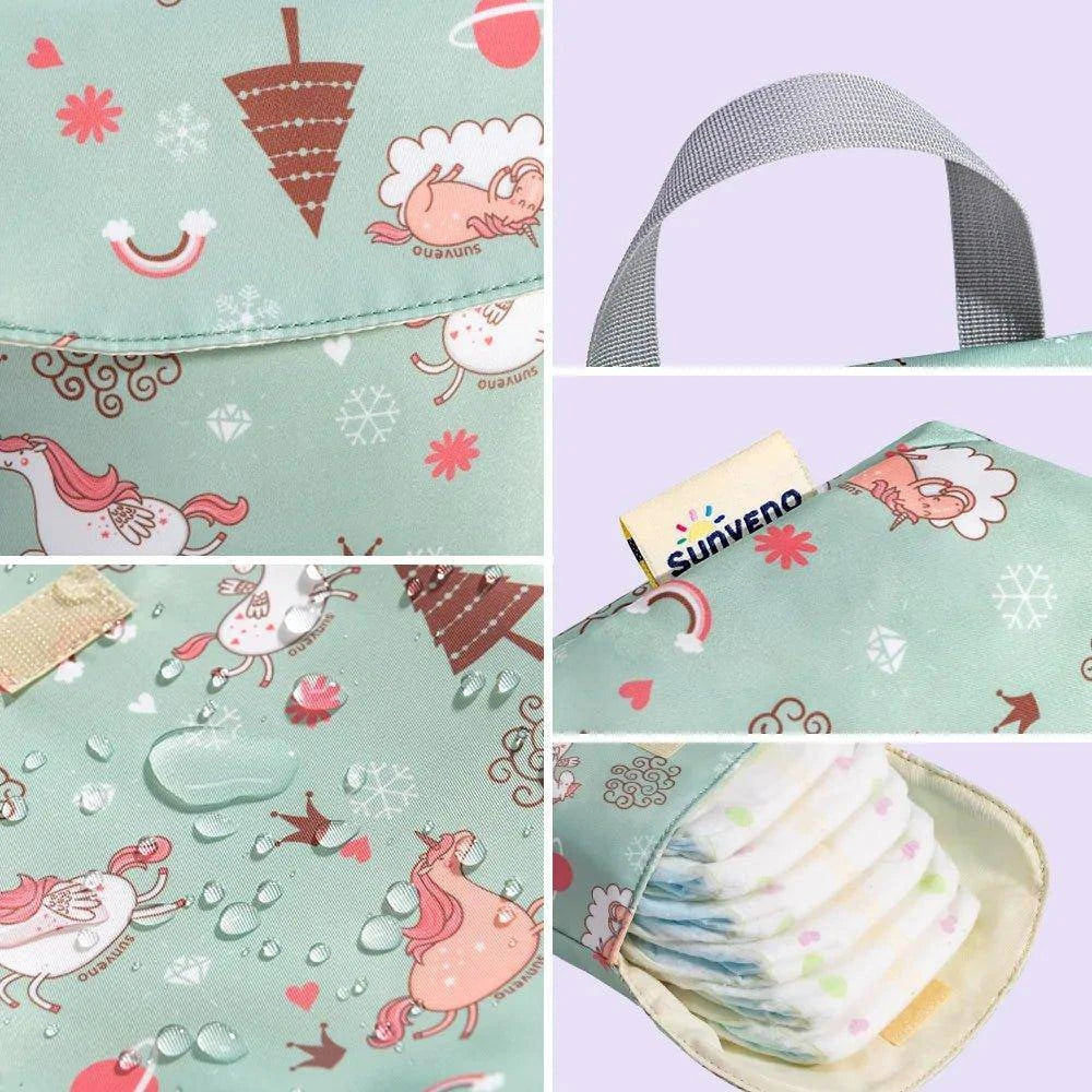 Washable Reusable Baby Cloth Diaper Bag | Convenient, Durable & Perfect for On-the-Go Moms 🍼 - Home Kartz