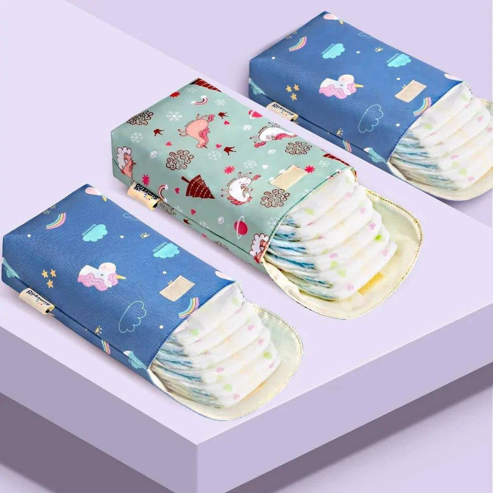 Washable Reusable Baby Cloth Diaper Bag | Convenient, Durable & Perfect for On-the-Go Moms 🍼 - Home Kartz