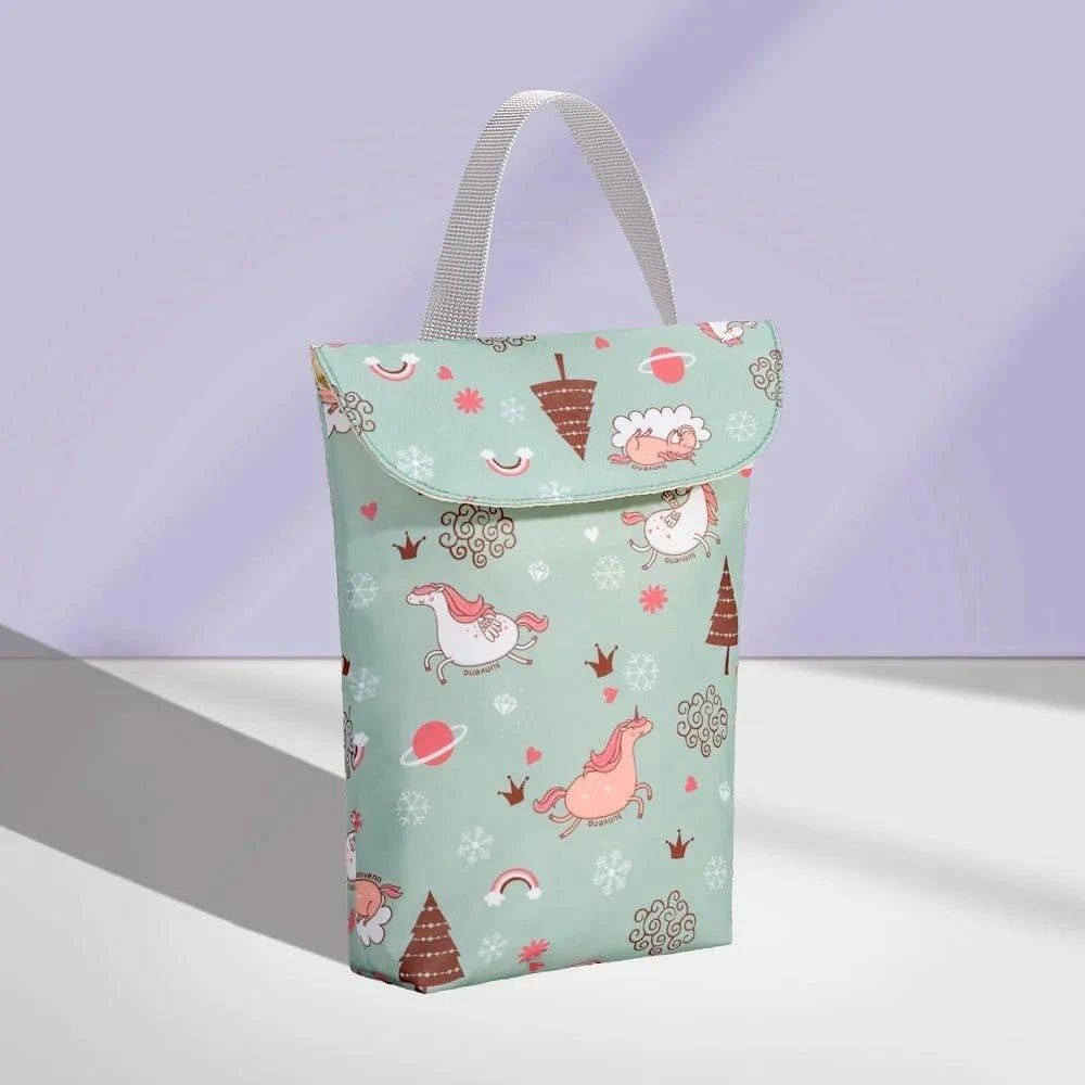 Washable Reusable Baby Cloth Diaper Bag | Convenient, Durable & Perfect for On-the-Go Moms 🍼 - Home Kartz