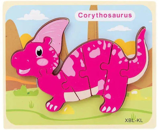 Montessori Dinosaur Puzzle Set - Enhance Early Education with Safe, Fun Matching Toys - Home Kartz
