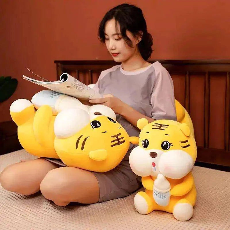 🐯 Unleash the Cuteness: The Tiger Plush Toy: Your New Best Cuddle Buddy! 💖 - Home Kartz