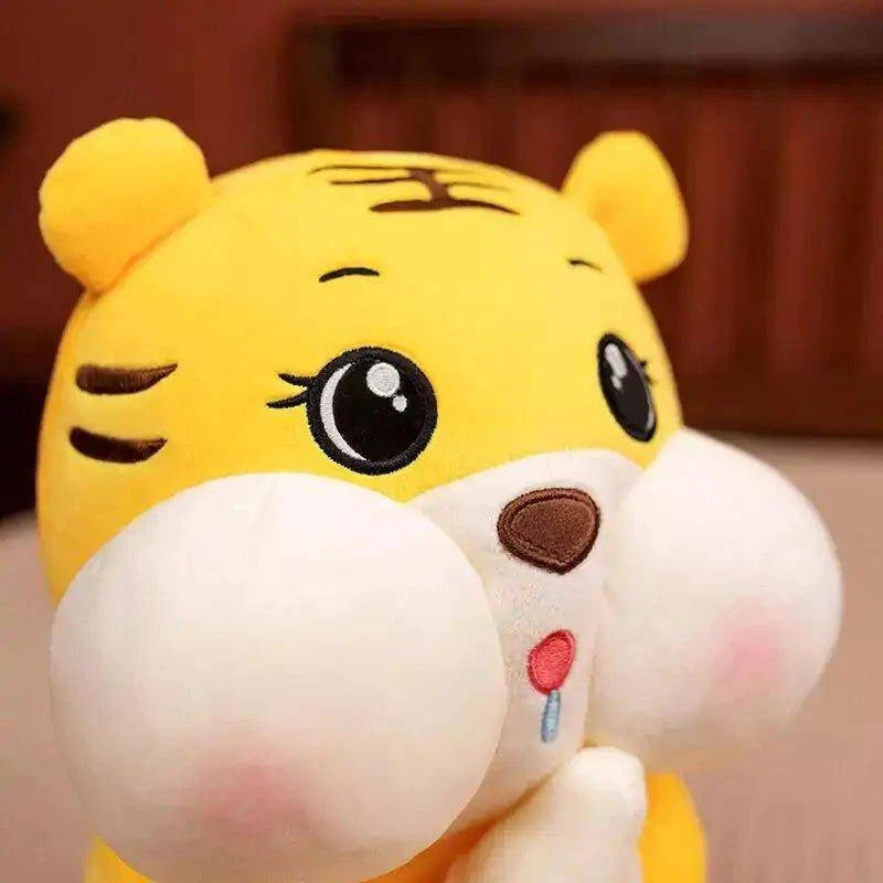 🐯 Unleash the Cuteness: The Tiger Plush Toy: Your New Best Cuddle Buddy! 💖 - Home Kartz