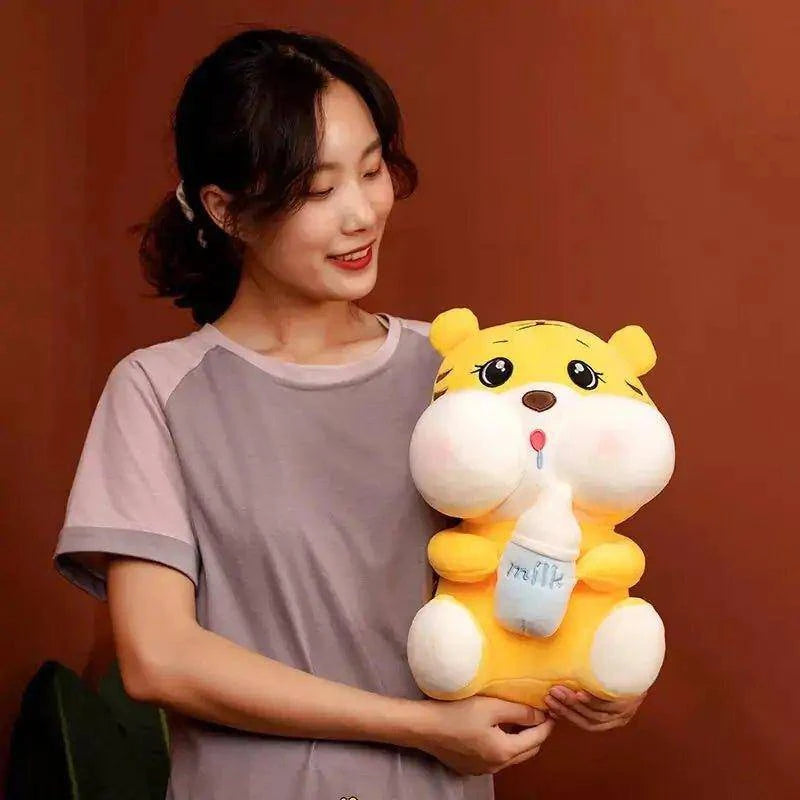 🐯 Unleash the Cuteness: The Tiger Plush Toy: Your New Best Cuddle Buddy! 💖 - Home Kartz