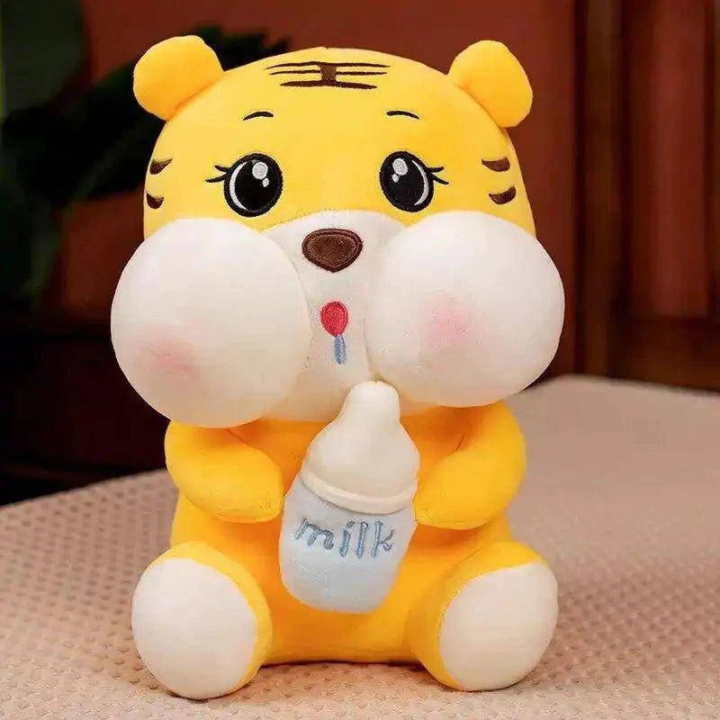 🐯 Unleash the Cuteness: The Tiger Plush Toy: Your New Best Cuddle Buddy! 💖 - Home Kartz