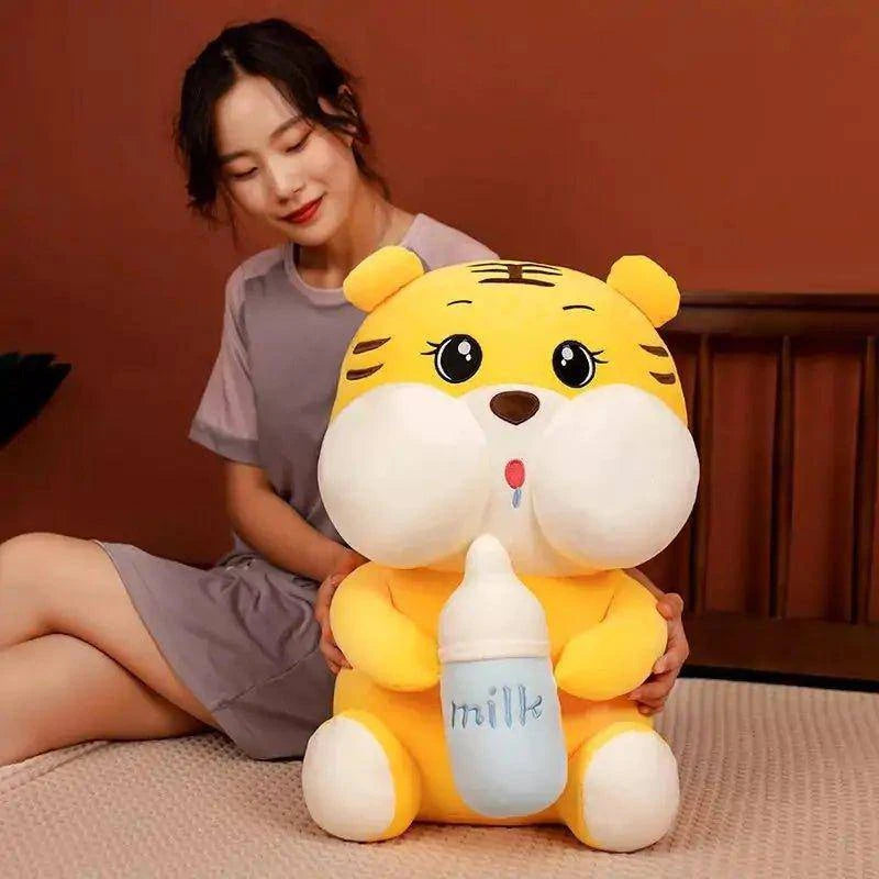 🐯 Unleash the Cuteness: The Tiger Plush Toy: Your New Best Cuddle Buddy! 💖 - Home Kartz