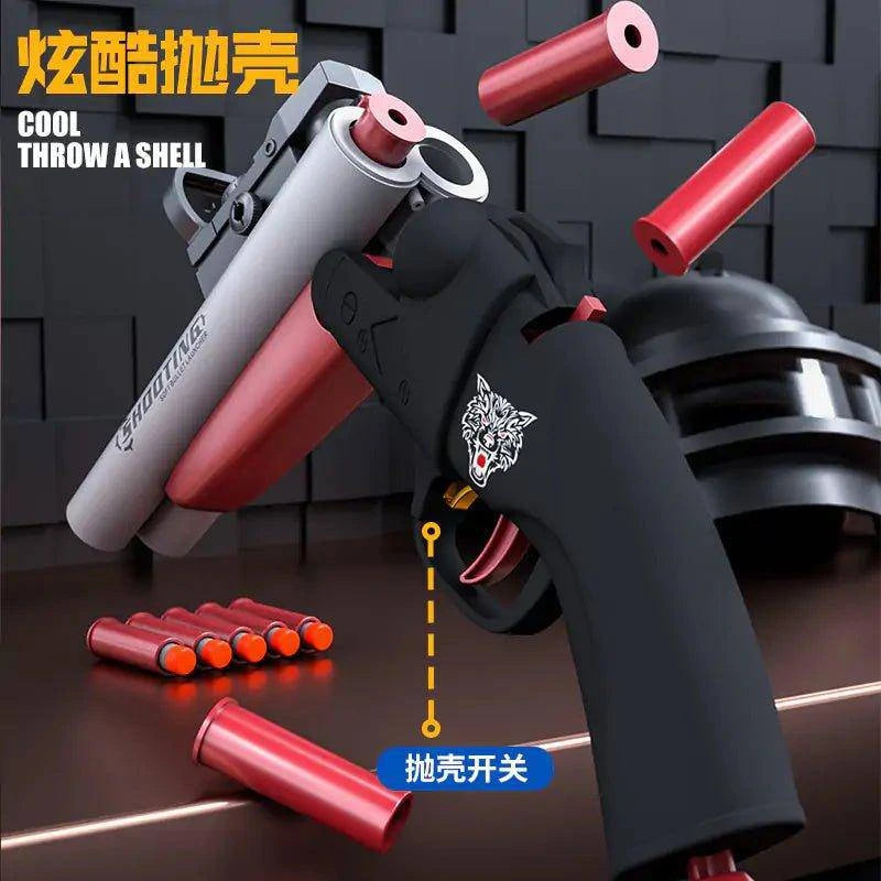 Unleash the Ultimate Outdoor Adventure with the Double-Barreled Toy Gun Blaster! - Home Kartz