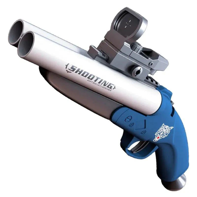 Unleash the Ultimate Outdoor Adventure with the Double-Barreled Toy Gun Blaster! - Home Kartz