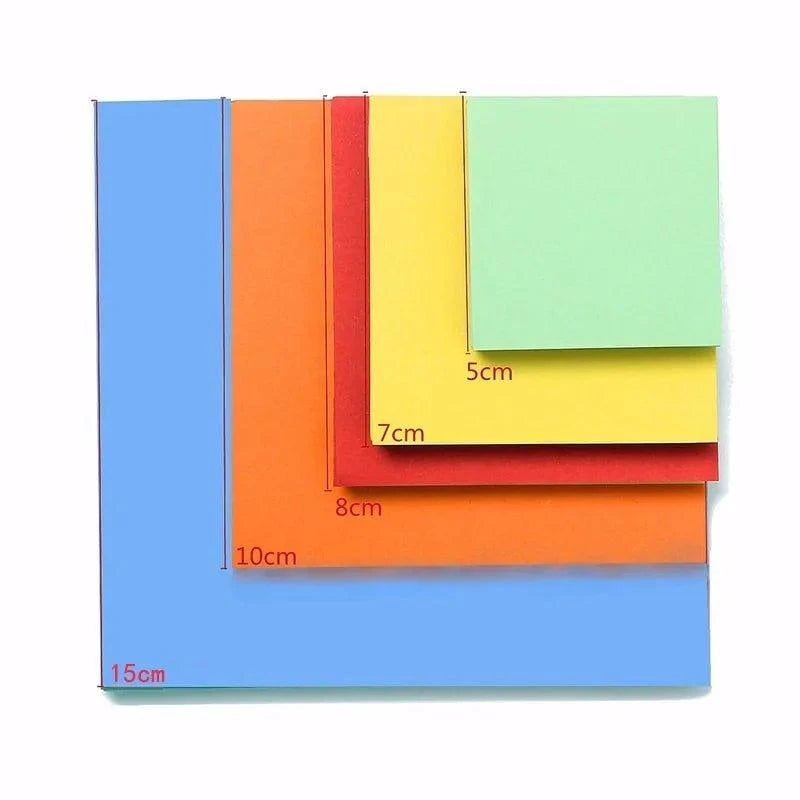 Vibrant Double-Sided Mixed Color Paper for Kids' Crafts and Education - Home Kartz