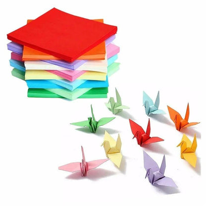 Vibrant Double-Sided Mixed Color Paper for Kids' Crafts and Education - Home Kartz
