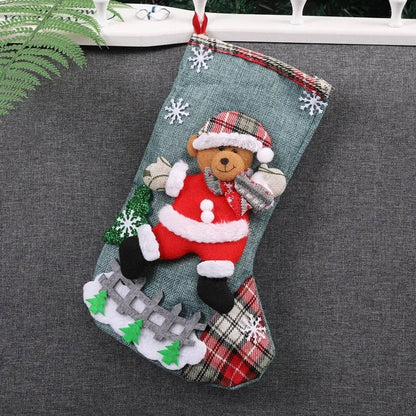 Reusable Festive Christmas Candy Bags for Holiday Gifts - Home Kartz
