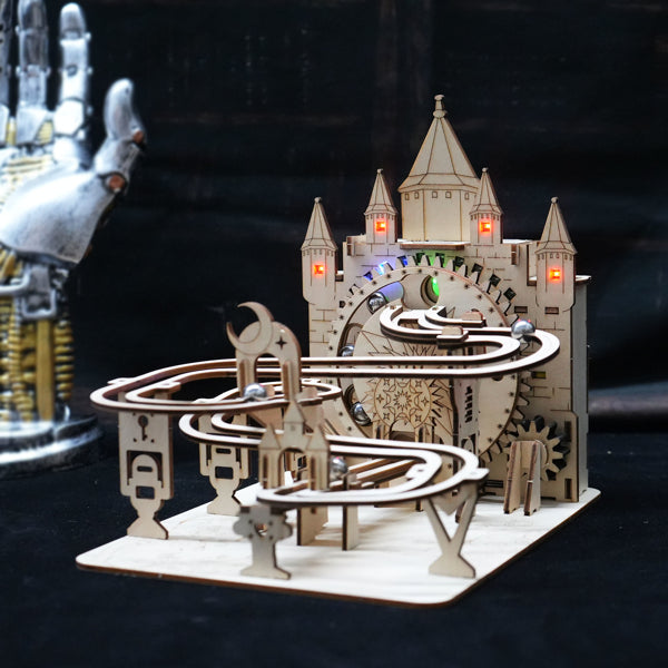 ⚙️ Stop Building Static Puzzles. Start Building Kinetic Machines. The 3D Wooden Engineering Project That Becomes a Mesmerizing, Motorized Marble Masterpiece