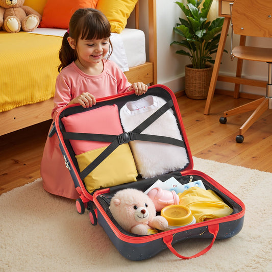 Kids Ride-On Scooter Suitcase with Wheels