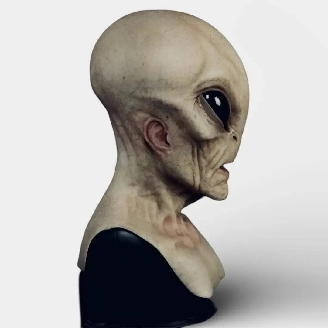 Realistic Alien Mask – Perfect for Halloween & Cosplay Events - Home Kartz