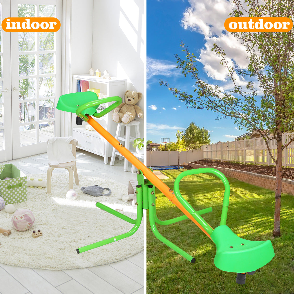 360-Degree Spinning Seesaw for Kids