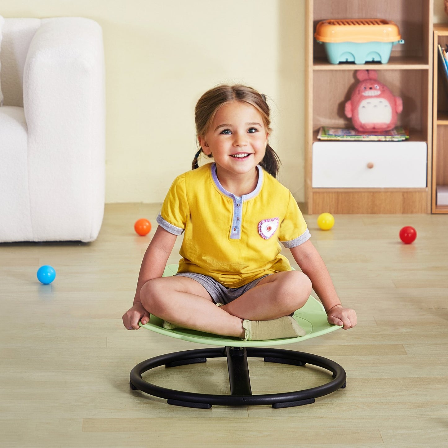 Turn Restless Wiggles Into Deep Focus. The Elephant Swivel Chair That Releases Endless Energy While Building Rock-Solid Balance