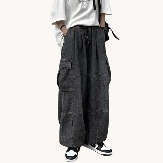 👖 Experience Ultimate Comfort with Elastic Waist Loose Parachute Pants 🌟 - Home Kartz